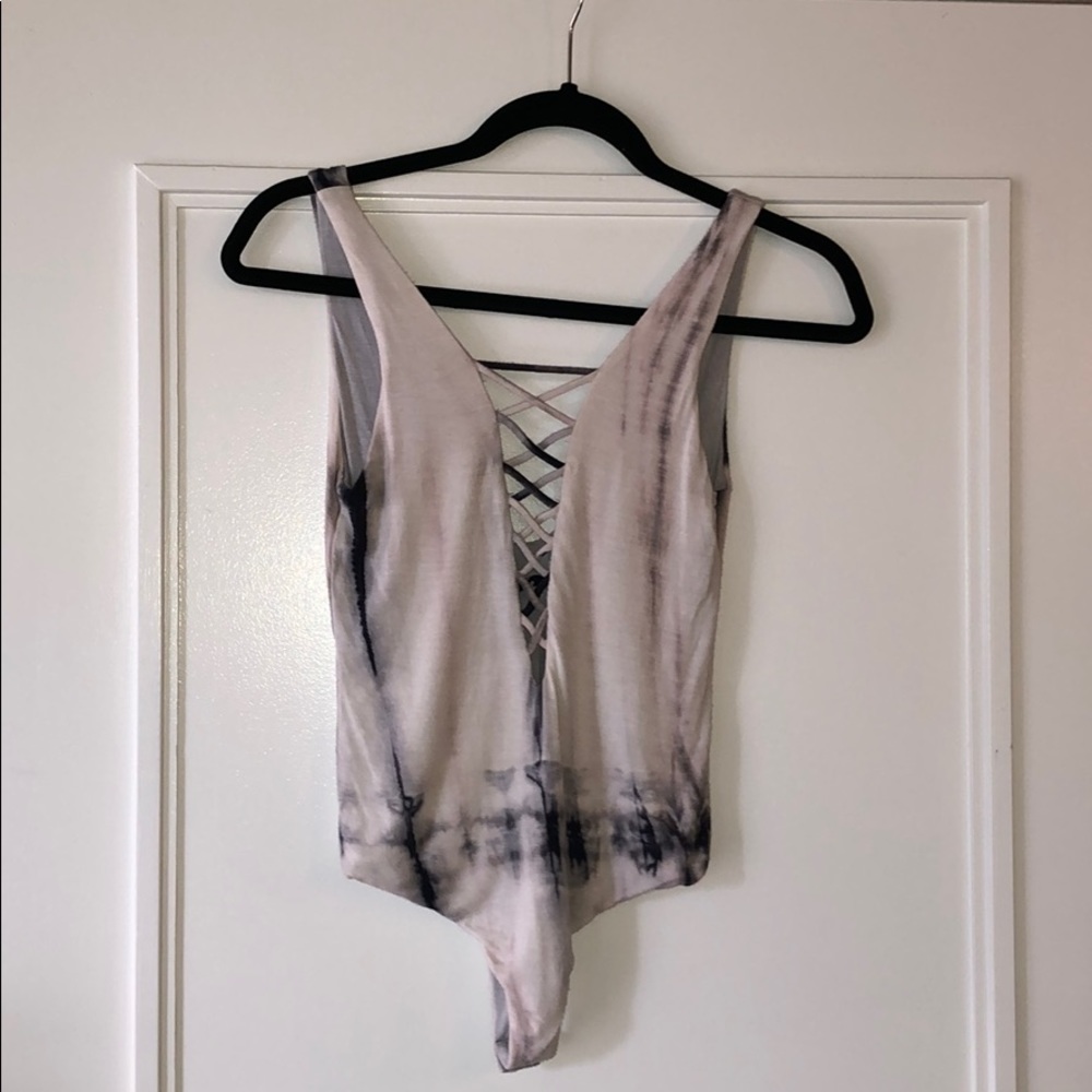 Olivaceous Tie Dye Bodysuit